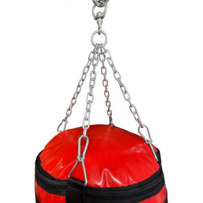 4. Plawil punching bag 150 x 40 cm filled with WWP-MASTERS red