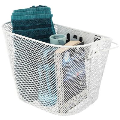 5. FRONT BICYCLE BASKET CLICK-MOUNTED WHITE