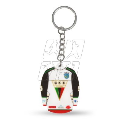 GKS Tychy hockey jersey keychain (Home) SREBBREKH-GKS