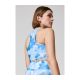 3. CASALL Blossom Square Neck Sports Top Blue