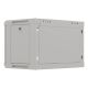 28. Lanberg 19" 6U 540x350 gray glass door wall-mounted rack cabinet (Flat Pack)