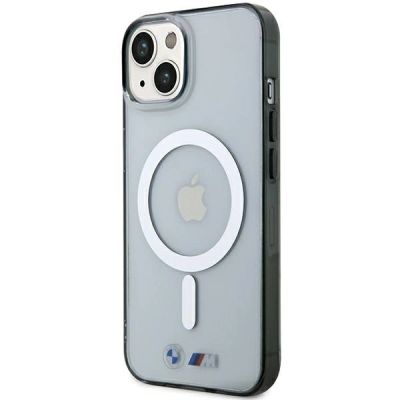2. BMW Silver Ring MagSafe iPhone 15 Case - Clear