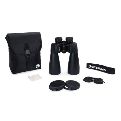 12. Celestron SkyMaster Pro ED 15x70mm Porro Binoculars BaK-4 Black