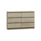 M6 MALWA CHEST OF DRAWERS 120CM SONOMA