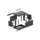 8. LANBERG WALL-MOUNTED RACK CABINET 19" 4U 600X600 BLACK METAL DOOR (FLAT PACK)