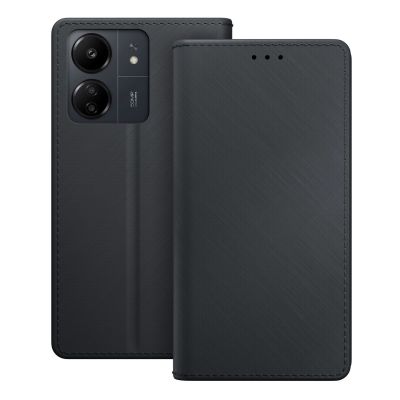 4. 3mk Wallet Case for Xiaomi Redmi 13C/Poco C65 - Black