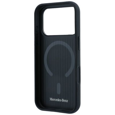 7. Mercedes Leather with Ring Stand MagSafe Case for iPhone 18 Pro Max / 17 Pro Max / 17 Pro Max - Black