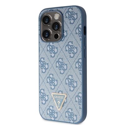 2. Guess GUHCP15LP4TDSCPB iPhone 15 Pro 6.1" blue/blue hardcase Crossbody 4G Metal Logo