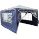 GARDEN TENT PAVILION 3X4X2.5M NAVY BLUE SASKA GARDEN