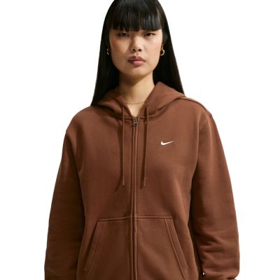 3. Nike Studio Fleece Medium Weight Women's Sweatshirt Light Brown IM8504 259