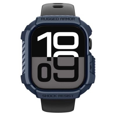 6. Spigen Rugged Armor Case for Apple Watch 42mm - Navy Blue