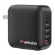 2. Verbatim Mini GaN Charger 165W 3xUSB-C 1xUSB-A US/EU/UK