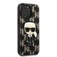 4. Karl Lagerfeld KLHCP13LPMNIKBK iPhone 13 Pro / 13 6.1" hardcase black/black Monogram Ikonik Patch