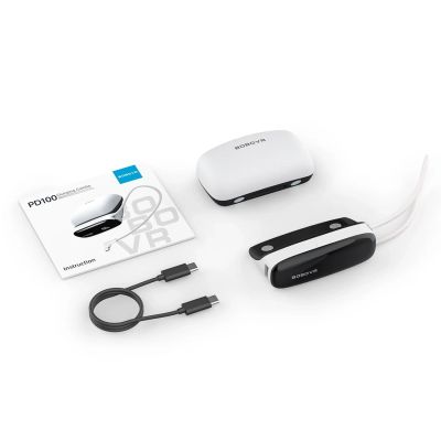 4. 2-in-1 Docking Station and Power Bank for B100 BoboVR PD100 Combo Battery - White