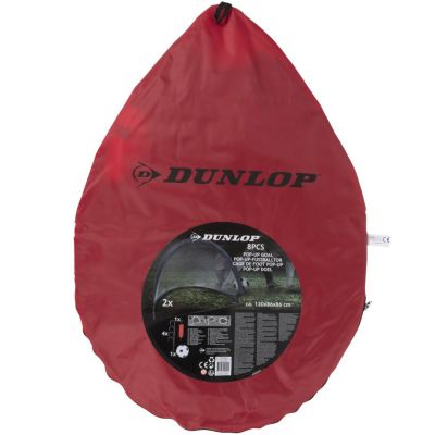 11. Set of 2 Pop Up Soccer Goals Dunlop 100982