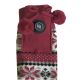 13. GLOVII HEATED SLIPPERS WITH SOCKS, SIZE 40-44, NORWEGIAN PATTERN, BATTERIES AND CHARGING CABLE INCLUDED, GQ5L