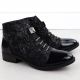 22. Women's black worker boots with socks Sabatina