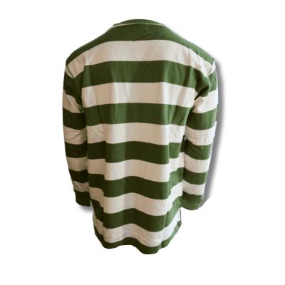 2. Taikan Everything Striped Longsleeve Crew Sweatshirt Green - 1306004.GRN
