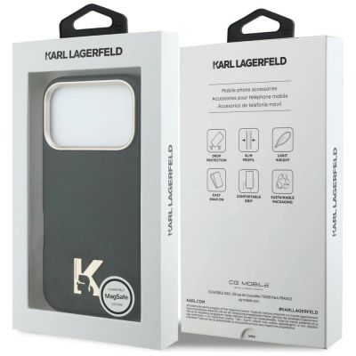 8. Karl Lagerfeld Karl Head Logo MagSafe Case for iPhone 17 Pro - Black