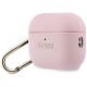 3. Guess Grained Classic Logo Case for AirPods Pro 3 - Pink