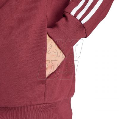 6. adidas Essentials French Terry 3-Stripes Full-Zip Hoodie M IS1365