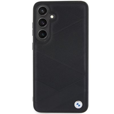 3. BMW BMHCS24M23RCGPK S24+ S926 black/black hardcase Signature Leather Crossing Lines Pattern
