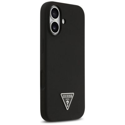 4. Guess Silicone Triangle Logo MagSafe Case for iPhone 17 - Black