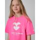 3. Loose T-shirt with a girl's print 4F 4FJRSS26TTSHF3908-54N