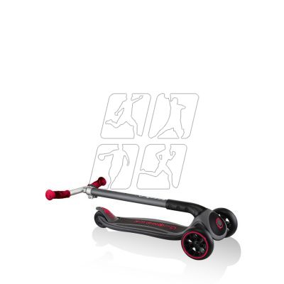 7. Globber Master Prime 3-wheel scooter / Black - New Red 664-102