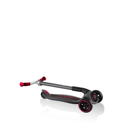 7. Globber Master Prime 3-Wheel Scooter / Black - New Red 664-102