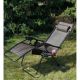 15. FOLDABLE GARDEN CHAIR MULTIFUNCTIONAL 175X52/65X107CMY BROWN
