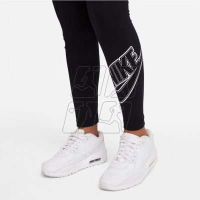 6. Nike Sportswear Essential Jr DD6482 010 Leggings