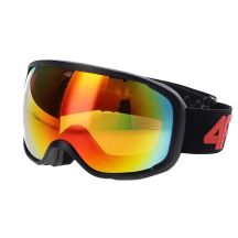 Boys' ski goggles with mirror coating 4F Junior 4FJWAW24AGOGU042-21S