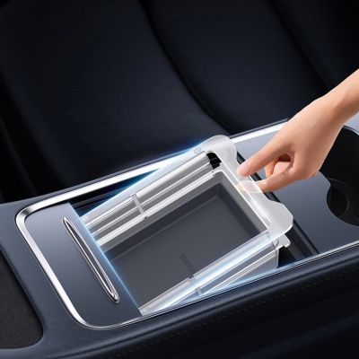 11. Baseus T-Space Series car organizer for Tesla Model 3 / Y - gray