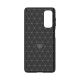5. Flexible carbon pattern case for Samsung Galaxy M54 Carbon Case - black