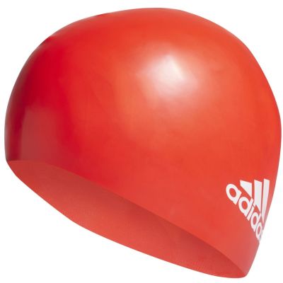 6. adidas 3-Stripes Silicone Jr HE5081 Swim Cap