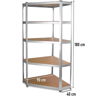 3. METAL CORNER STORAGE SHELF GC9040 40cm