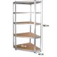 3. METAL CORNER STORAGE SHELF GC9040 40cm