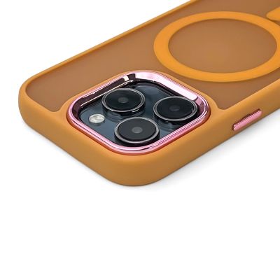 3. Magnetic Collection MagSafe iPhone 16 Pro Case - Orange