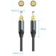 8. Vention Braided Optical Audio Cable with Aluminum Connector, 5m, Black
