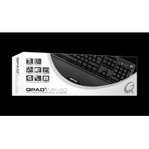 QPAD MK-40 Gaming Keyboard USB QWERTZ German Black