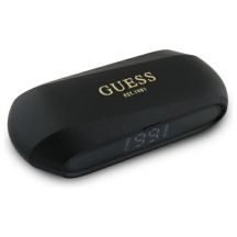 Guess Elongated Metallic Printed Logo Bluetooth TWS Headphones + Docking Station - Black