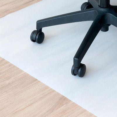 4. PE FLOOR PROTECTION UNDERLAY FOR OFFICE CHAIR 90x90CM ALPINA