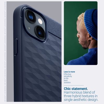 11. Caseology Parallax Mag Case with MagSafe for iPhone 14 Plus - Navy