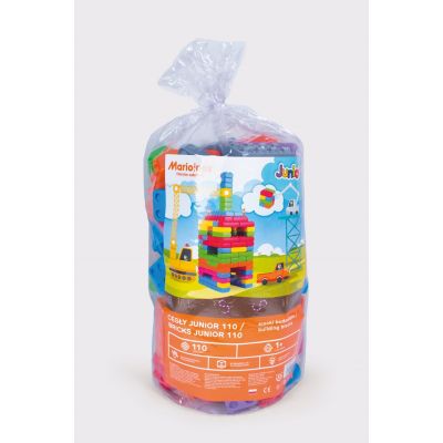 2. Marioinex "junior bricks" building blocks, 110 pieces