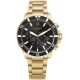 Men's Watch Giewont Chronograph Sapphire Gold Black GW3970-B7