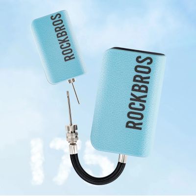 11. Rockbros 42520006001 Electric Pump Compressor with Digital Display for Balls / Balloons - Blue