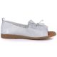 2. Women's leather open-toe silver shoes Cambell 19388
