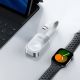 6. Acefast E21 5W Wireless Charger for Apple Watch - Silver