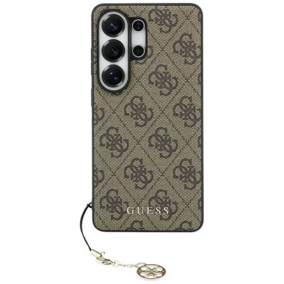 Guess 4G Classic Logo Charm MagSafe Case for Samsung Galaxy S26 Ultra - Brown